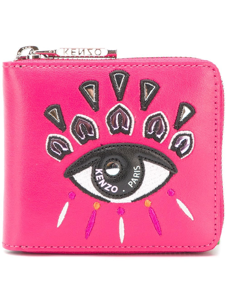 embroidered eye wallet