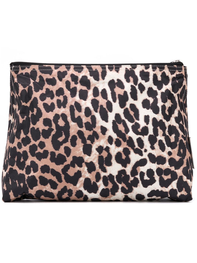 leopard print makeup bag