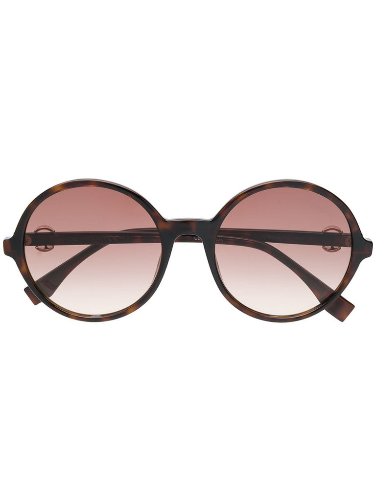 gradient round sunglasses