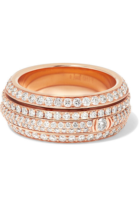 Possession 18-karat rose gold diamond ring