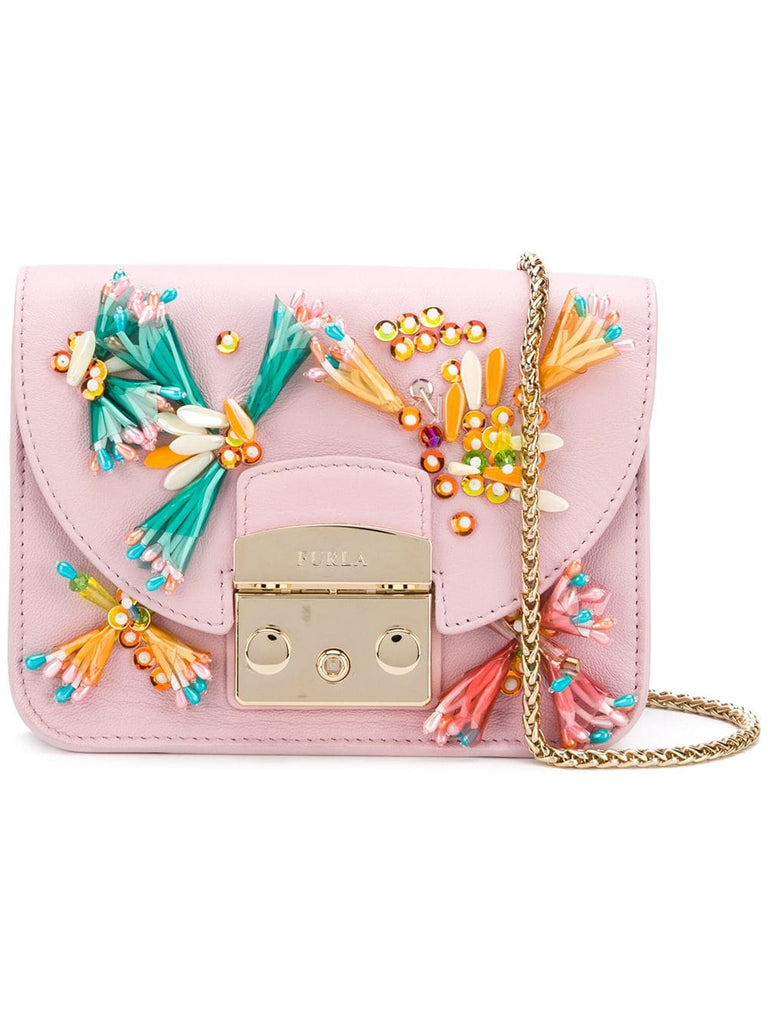 bead embellished Metropolis crossbody