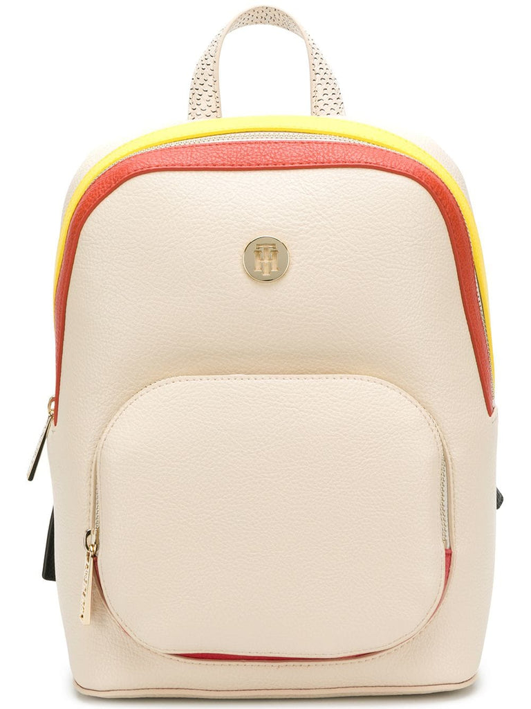 stripe trim backpack