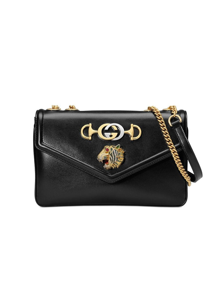 black Medium Rajah shoulder bag