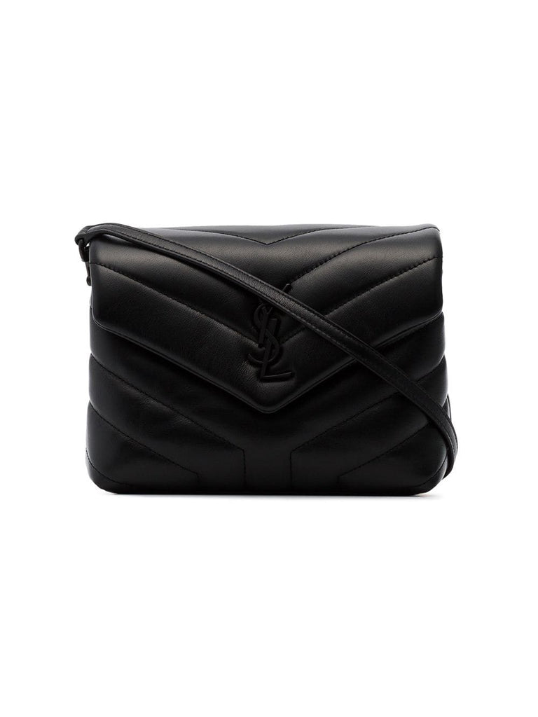 Black Toy Loulou quilted cross body bag