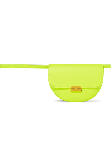 Anna small neon leather belt bag