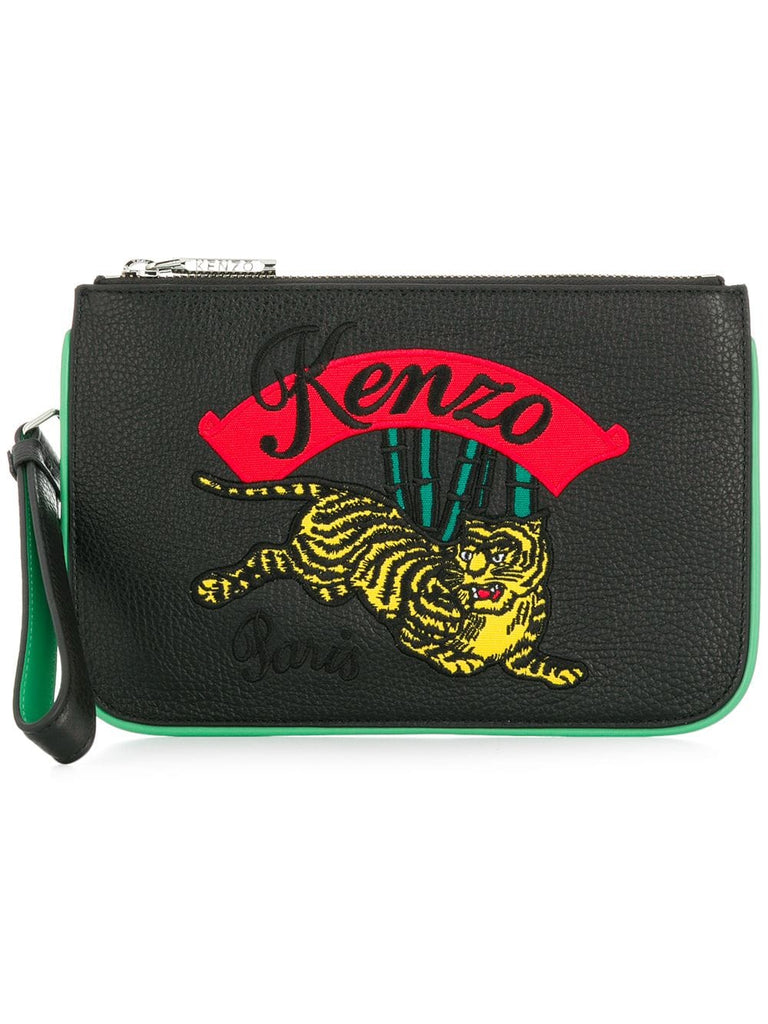 Tiger patch purse