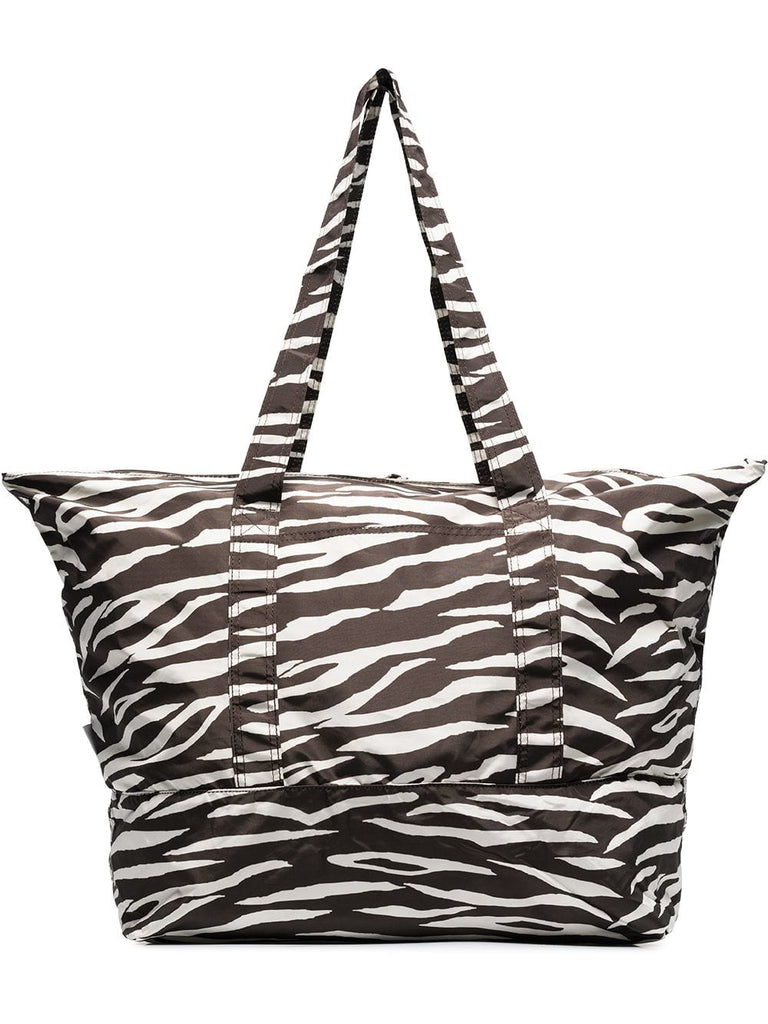 Multicoloured Fairmont zebra print tote