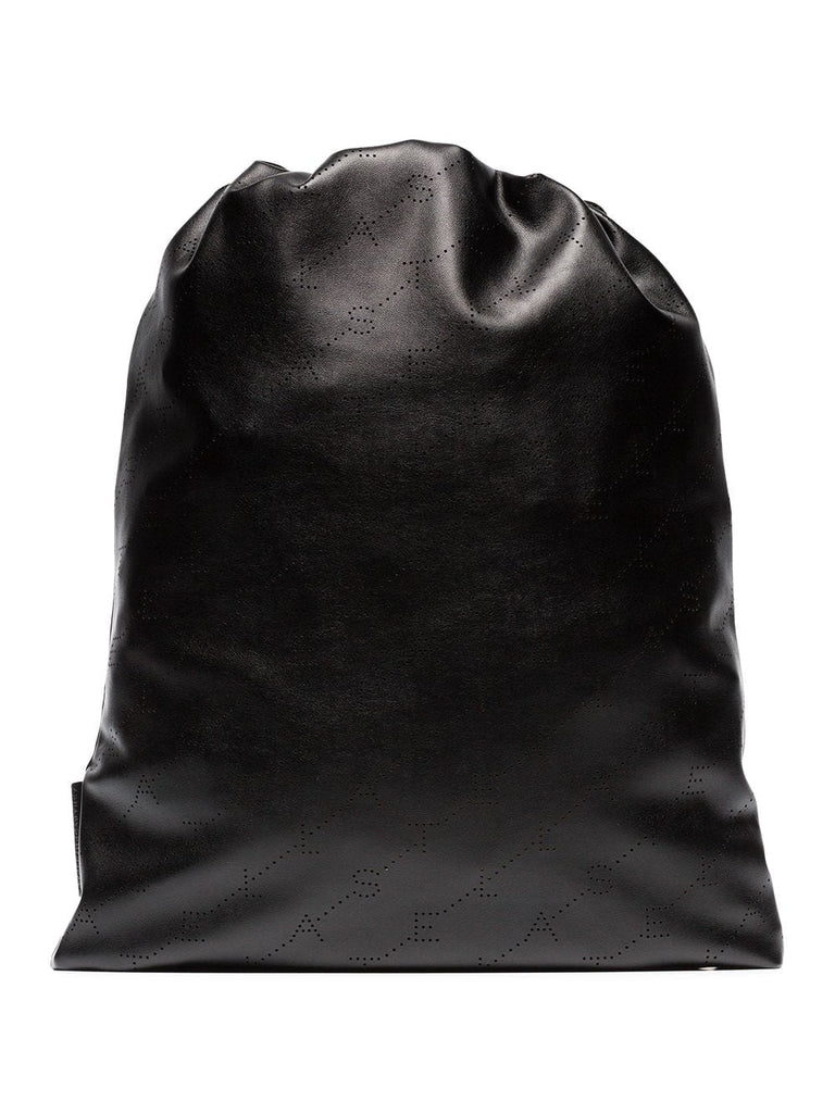 Black drawstring back pack