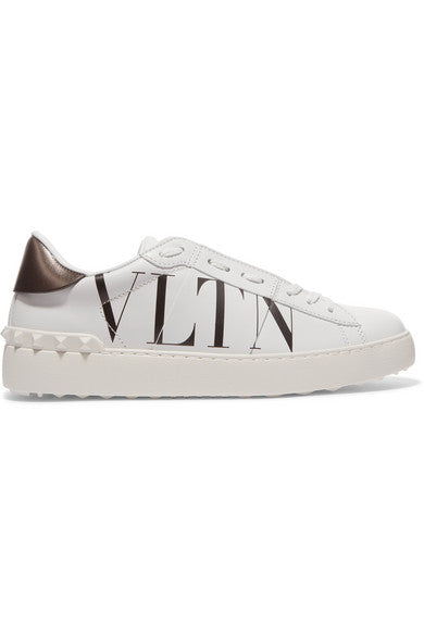 Valentino Garavani logo-print leather sneakers