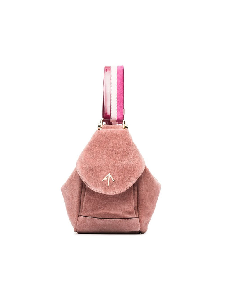 pink Fernweh mini suede tote