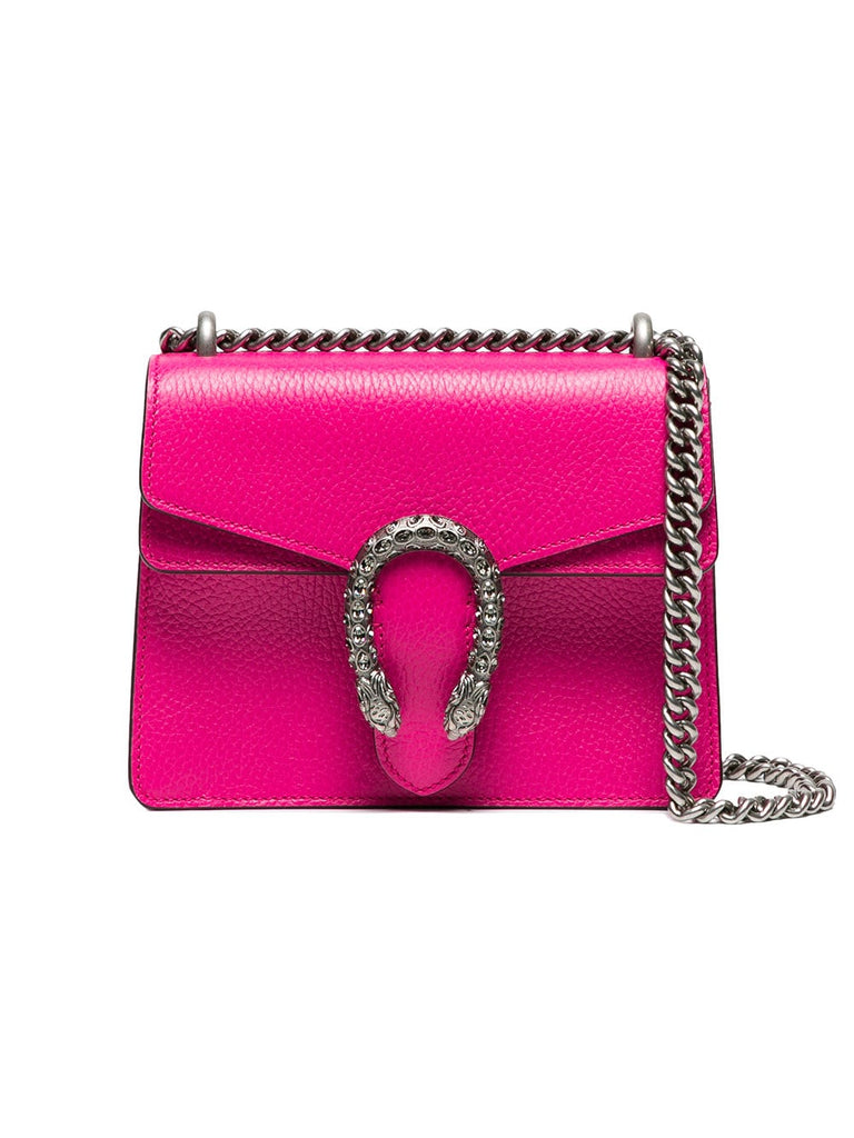 pink Dionysus small leather shoulder bag