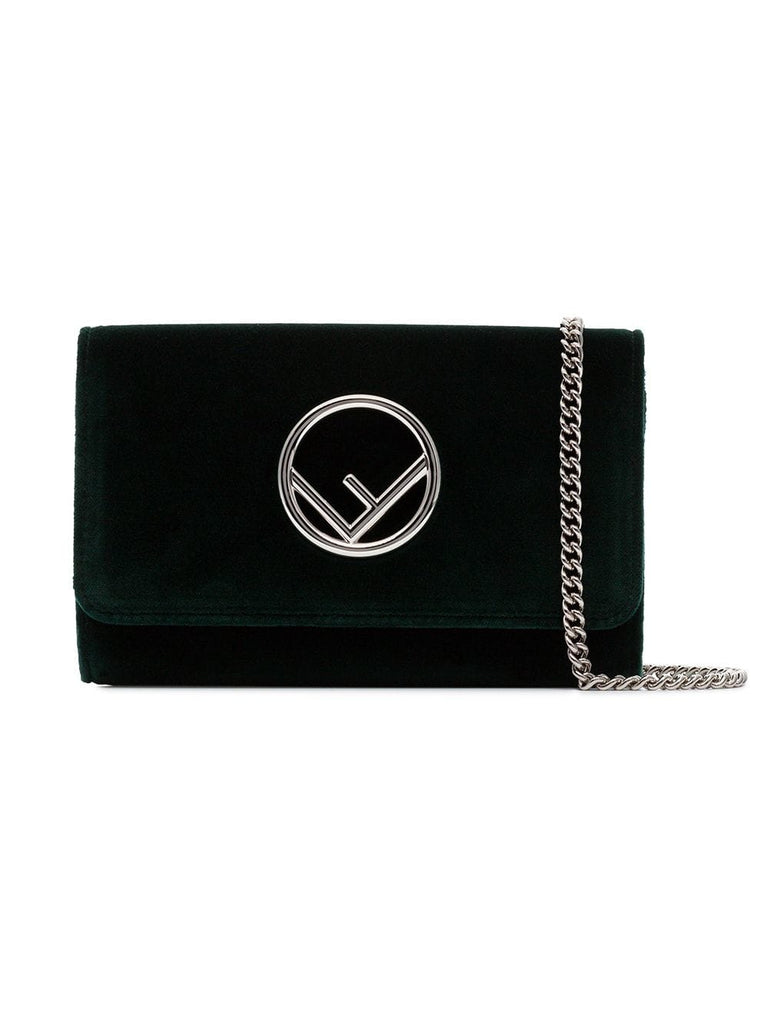 green logo velvet wallet on chain