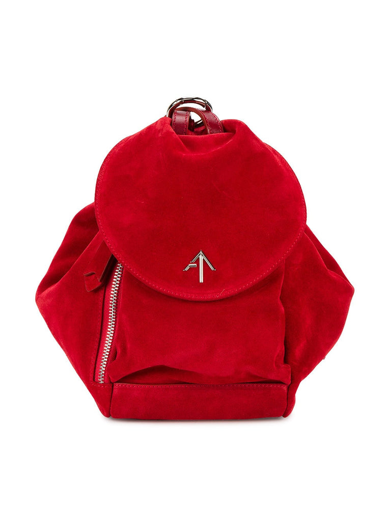 mini Fernweh suede backpack