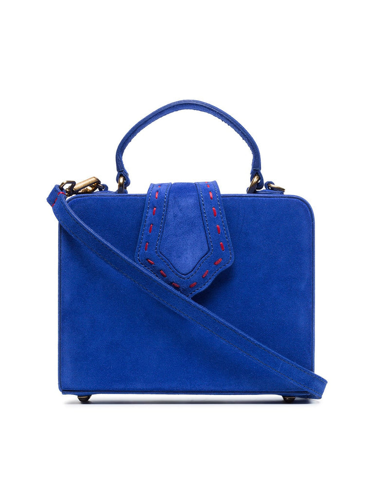 blue Fey small suede shoulder bag