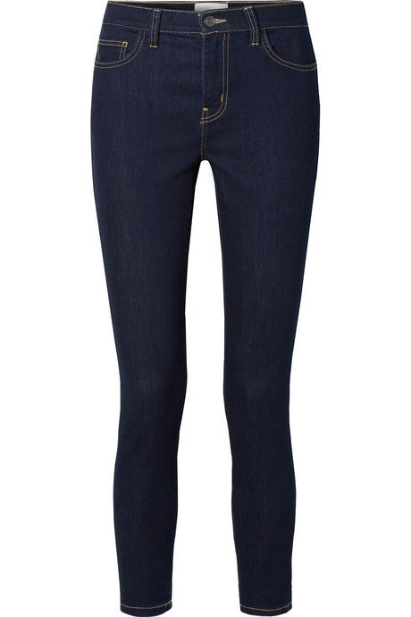 The High Waist Stiletto cropped skinny jeans