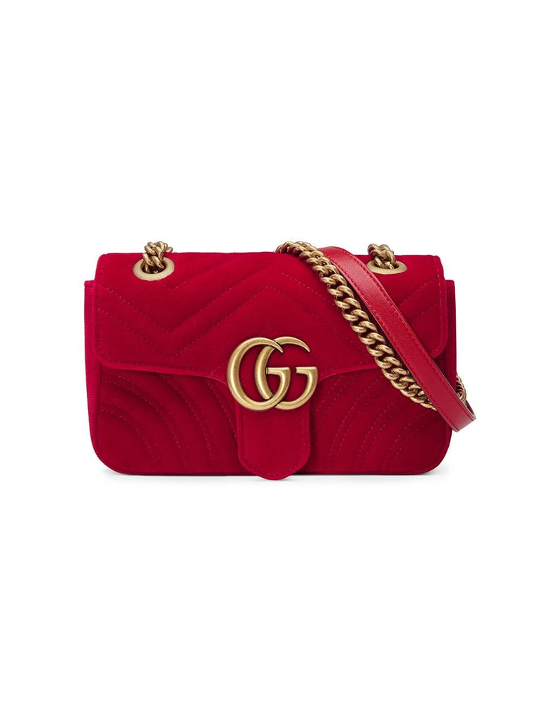 red GG Marmont mini bag