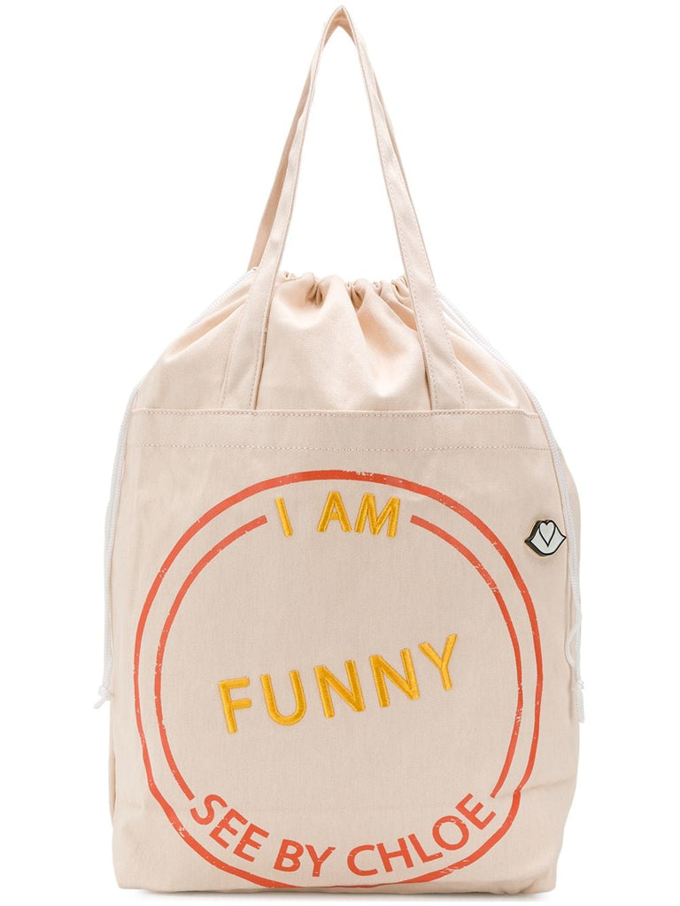 I Am Funny tote bag