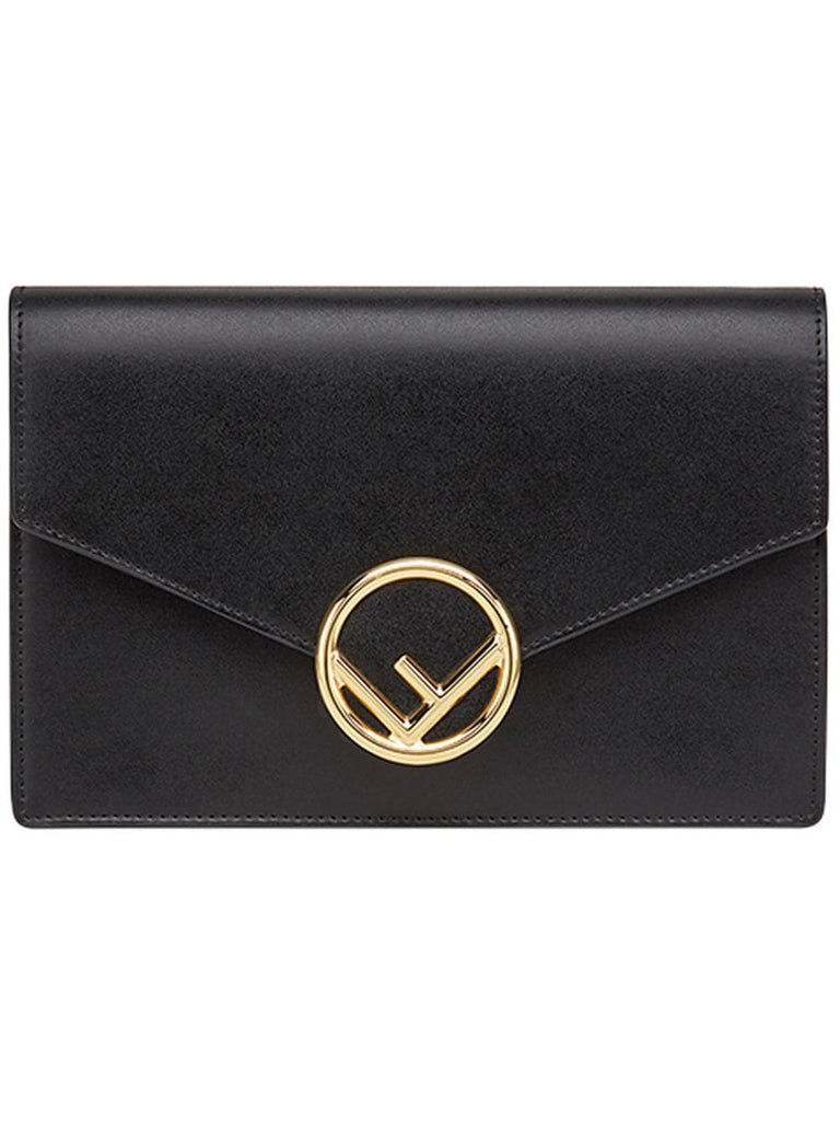 black 2Jours logo shoulder bag