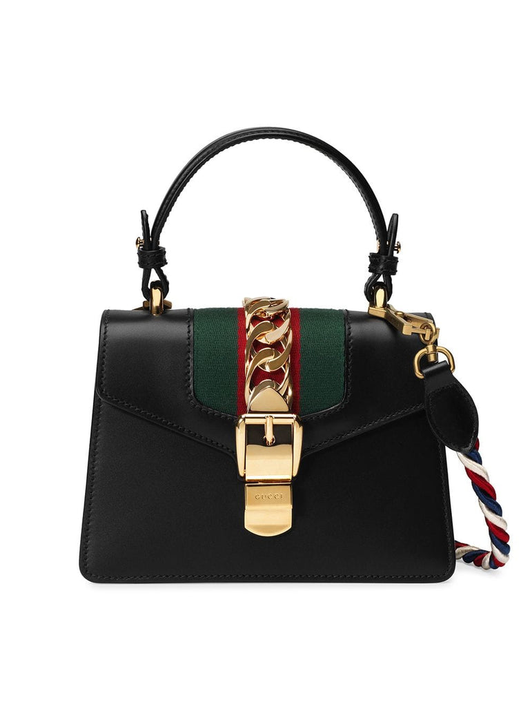 black Sylvie mini bag