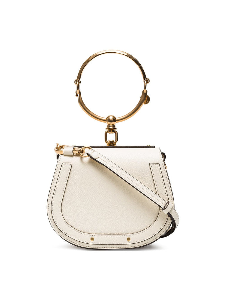 white Nile small bracelet bag