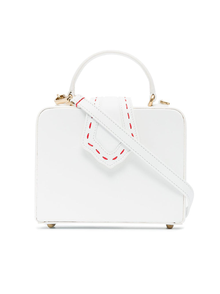 white Fey small leather bag