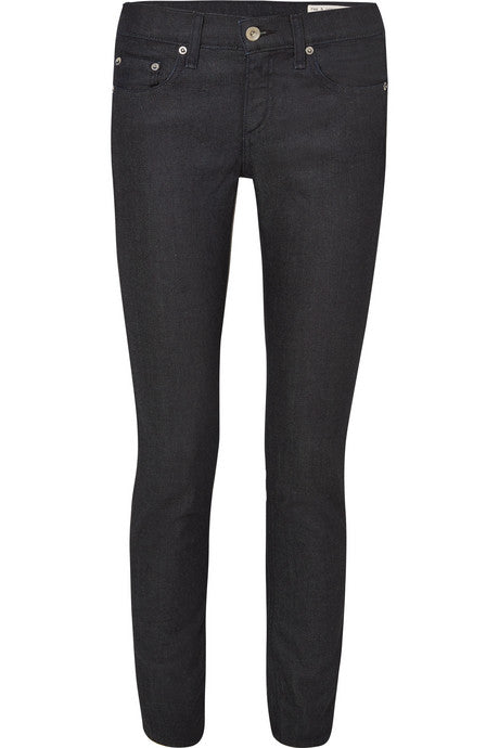 Dre mid-rise slim-leg jeans