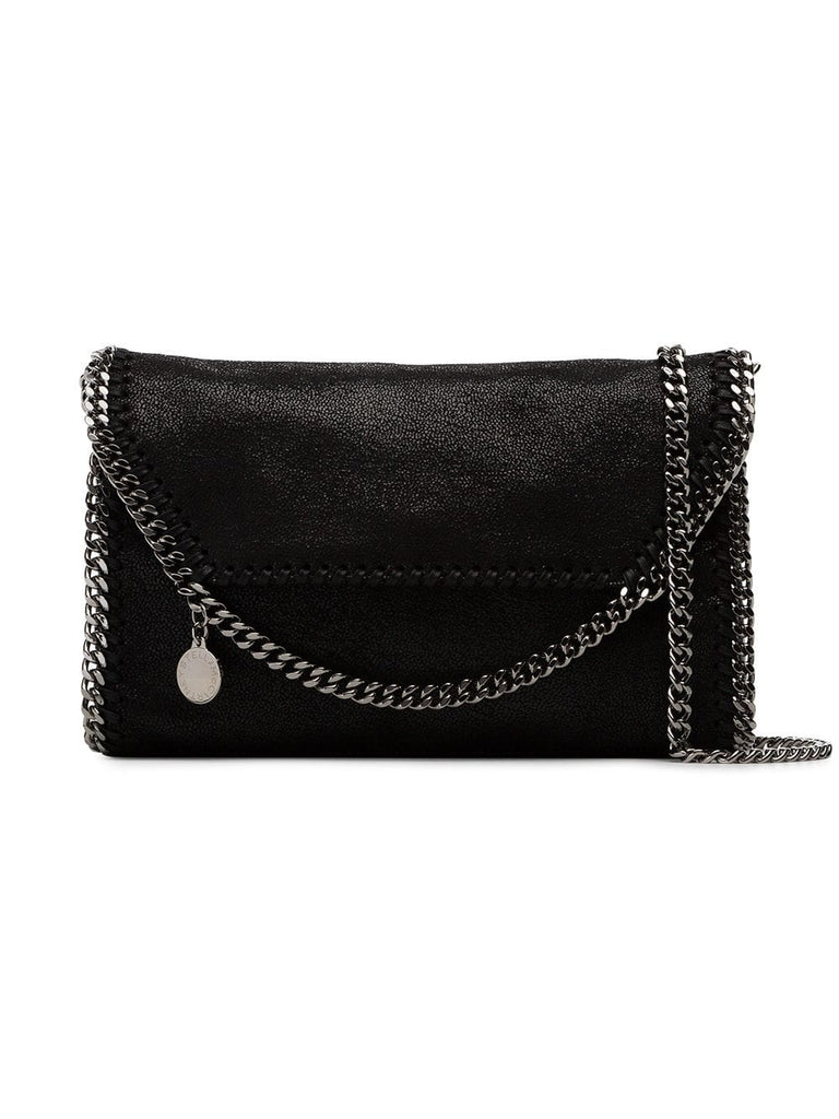 black Falabella mini shaggy deer shoulder bag