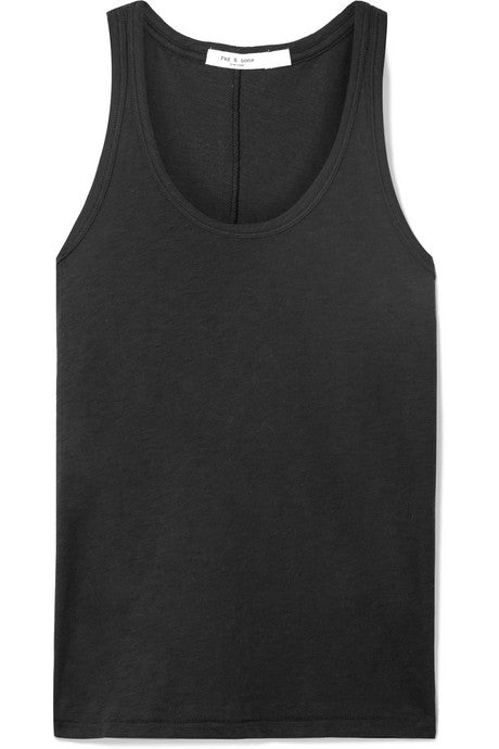 Slub Pima cotton-jersey tank