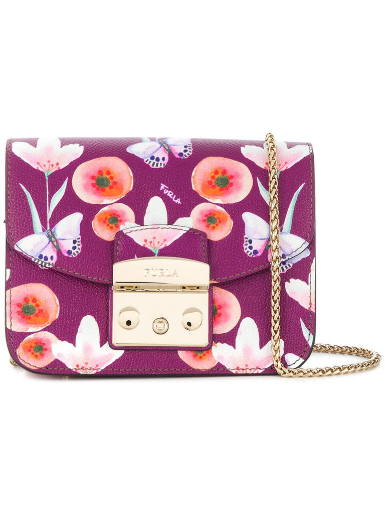 Metropolis Butterfly print crossbody bag