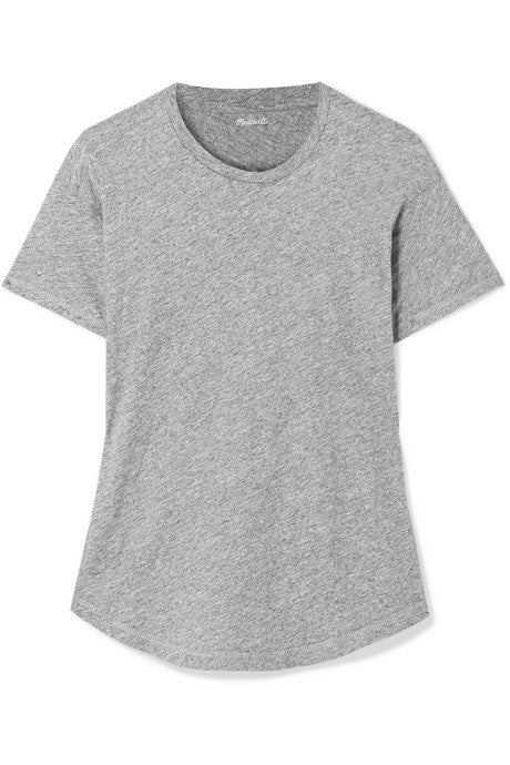 Whisper slub cotton-jersey T-shirt