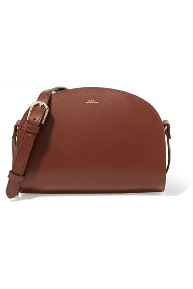 Demi-Lune leather shoulder bag