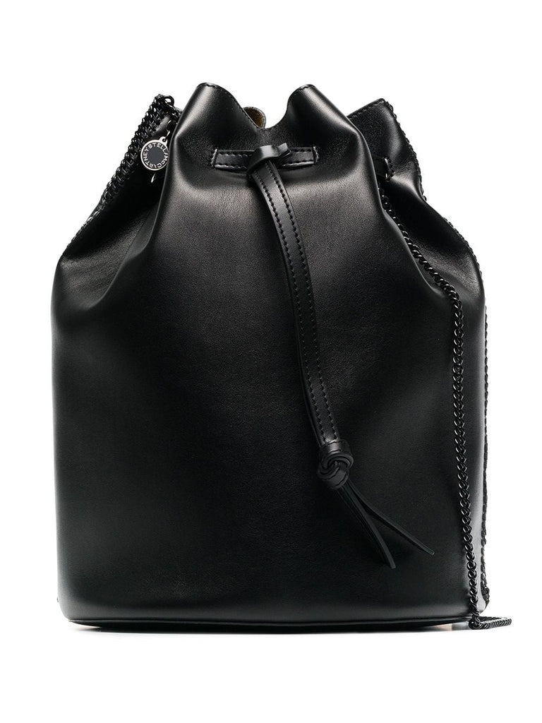 Black Falabella bucket bag