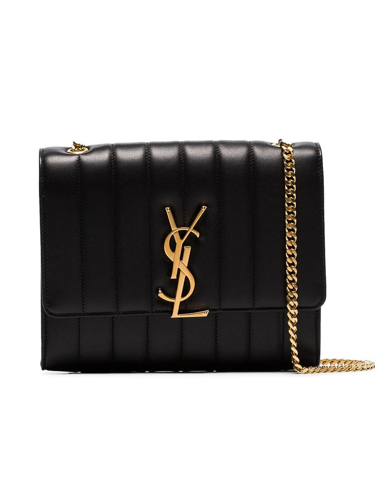 black Vicky chain mini bag