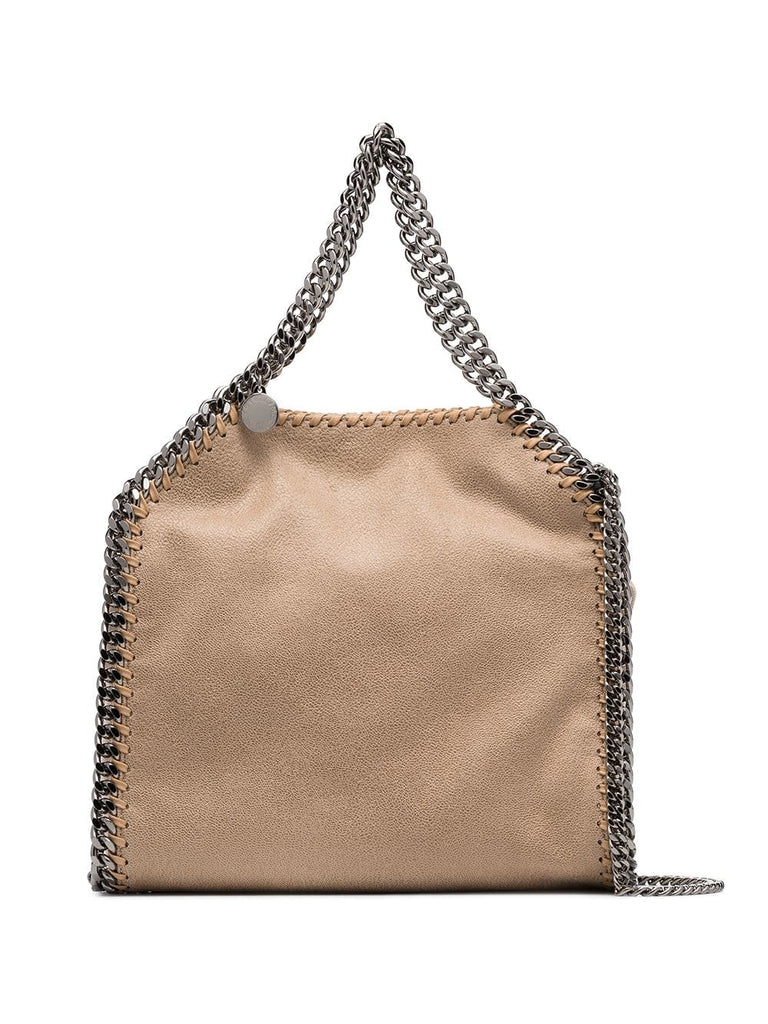 Beige Falabella mini tote bag