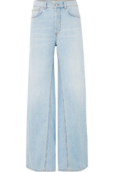 High-rise wide-leg jeans