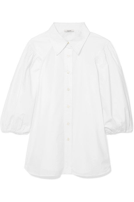 Cotton-poplin shirt