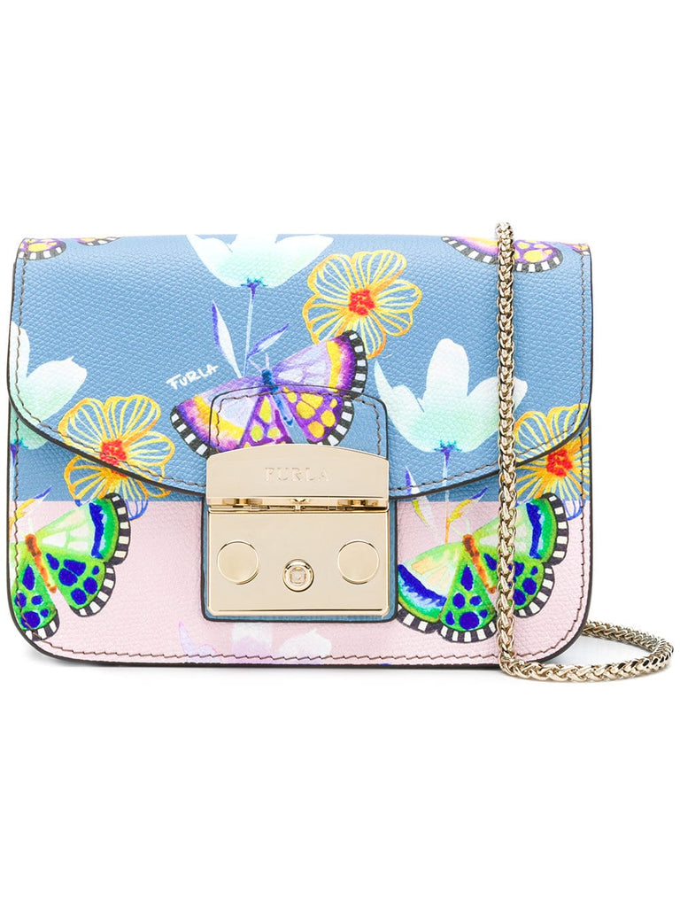 butterfly print mini Metropolis bag