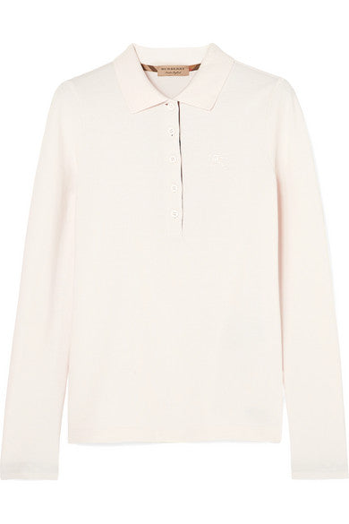 Zulia embroidered cotton-piqué polo shirt