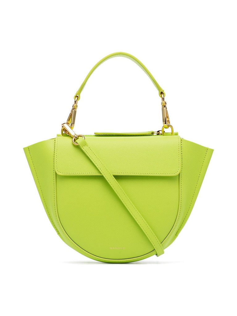 Green Mini Hortensia leather bag