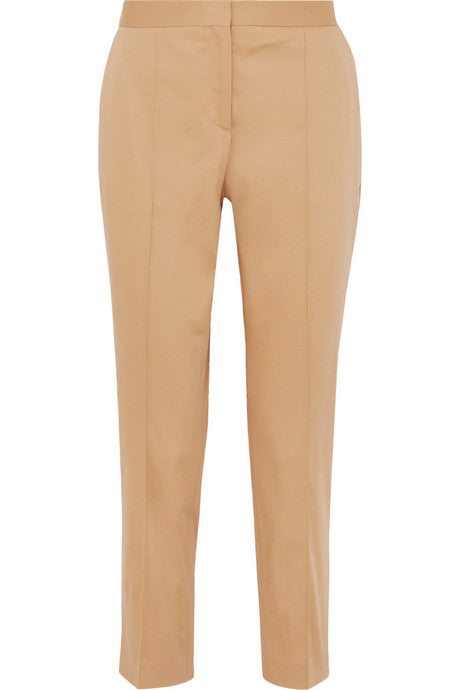 Santsi cotton-blend poplin tapered pants