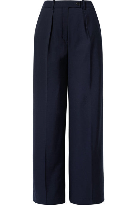 Enil wool-blend wide-leg pants