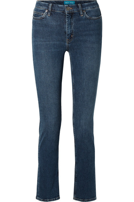 Daily high-rise straight-leg jeans