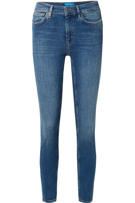 Bridge high-rise skinny jeans