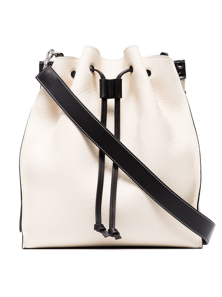 White Drawstring Bag