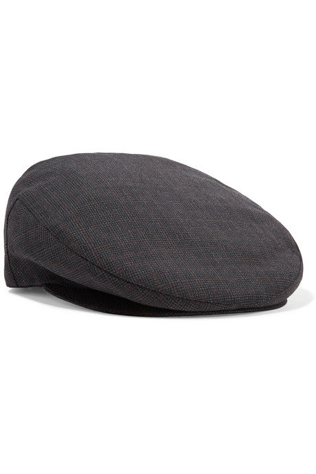 Gabor checked wool cap