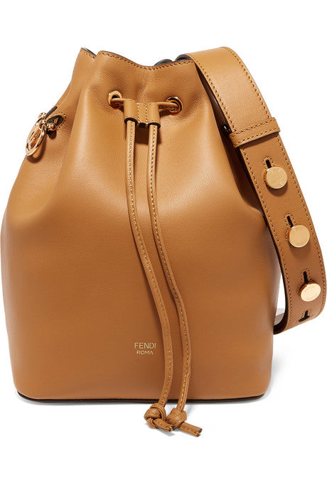 Mon Trésor leather bucket bag