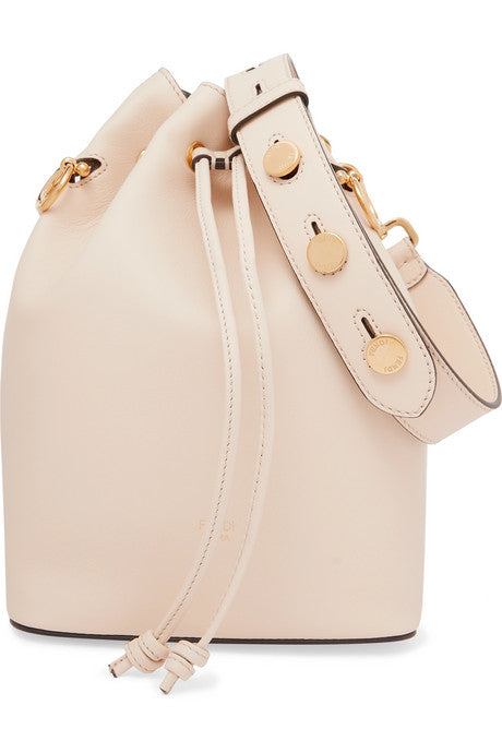 Mon Trésor large leather bucket bag