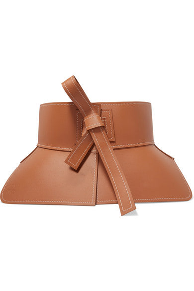 Obi leather waist belt