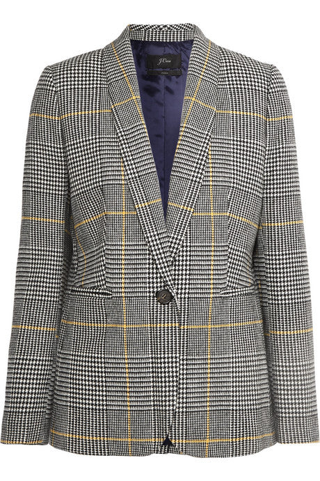 Parke Prince of Wales checked tweed blazer