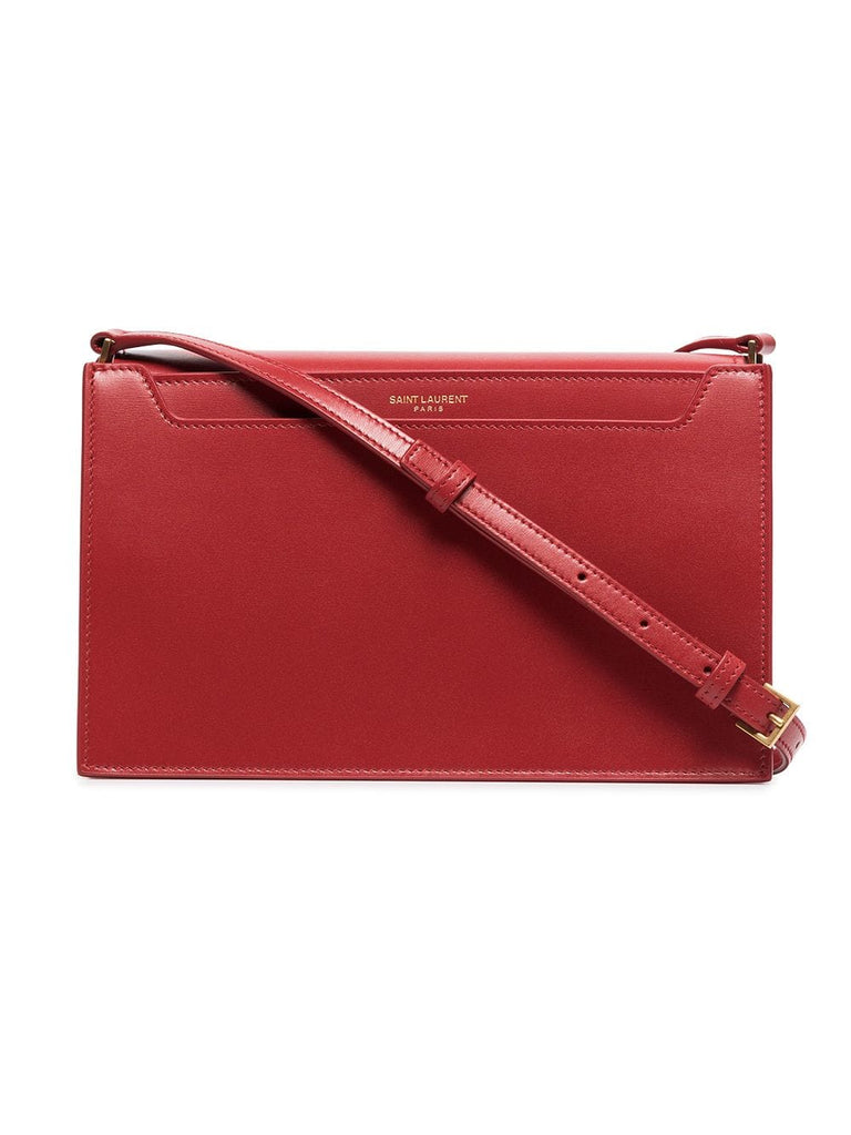 red Catherine leather shoulder bag